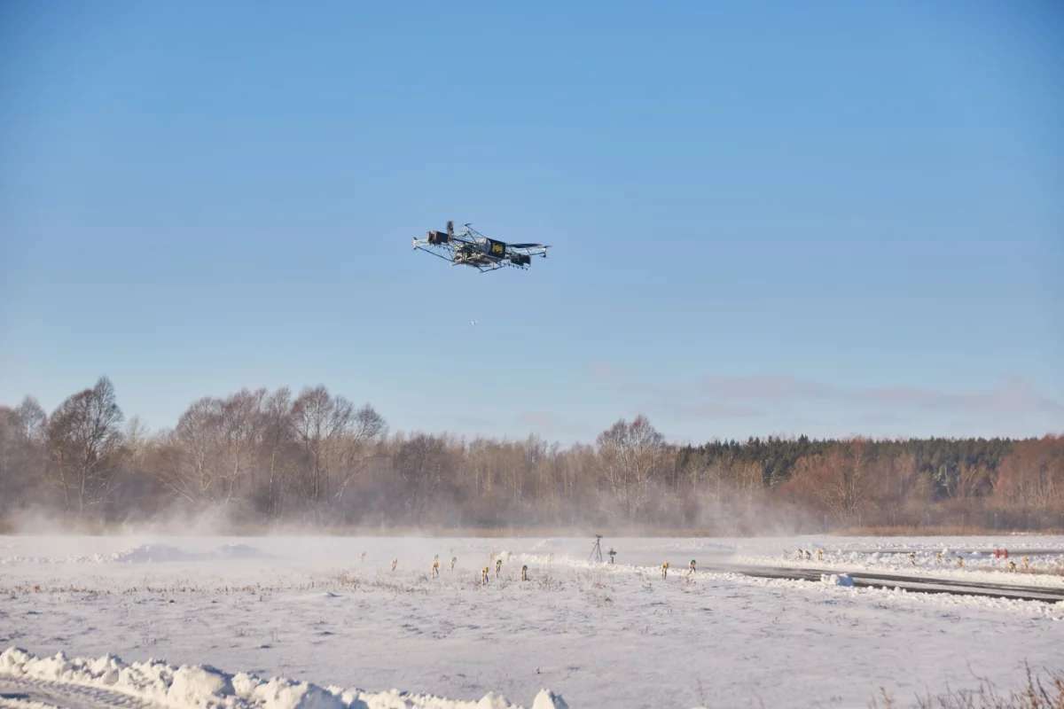 ARDN's Skyf drone during demonstration flights