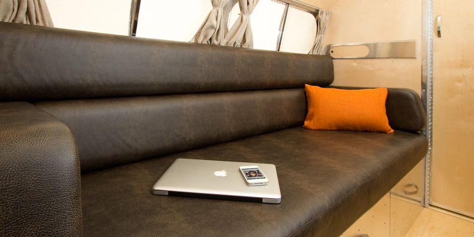 The Bowlus Road Chief interior