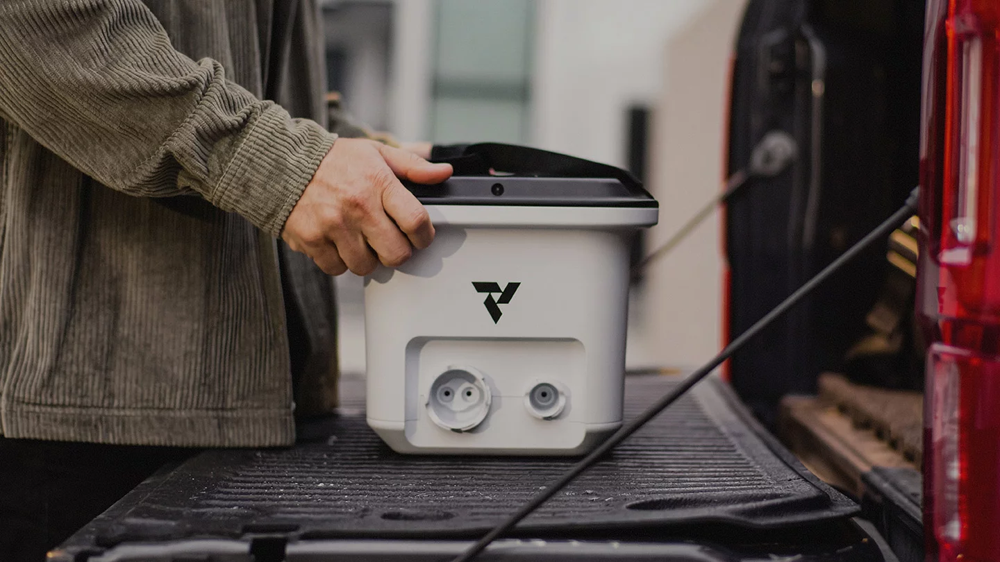 The Access can run off its built-in battery for up to three hours, or filter water continuously when plugged into an AC or DC power source