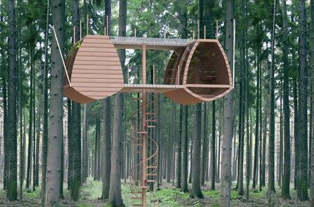 Perch the lodge high among the treetops for a treehouse hideaway
