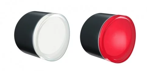 Needless to say both aluminum and silicone versions will come in both white and red lights - we imagine they'll be sold in sets of two, including one of each