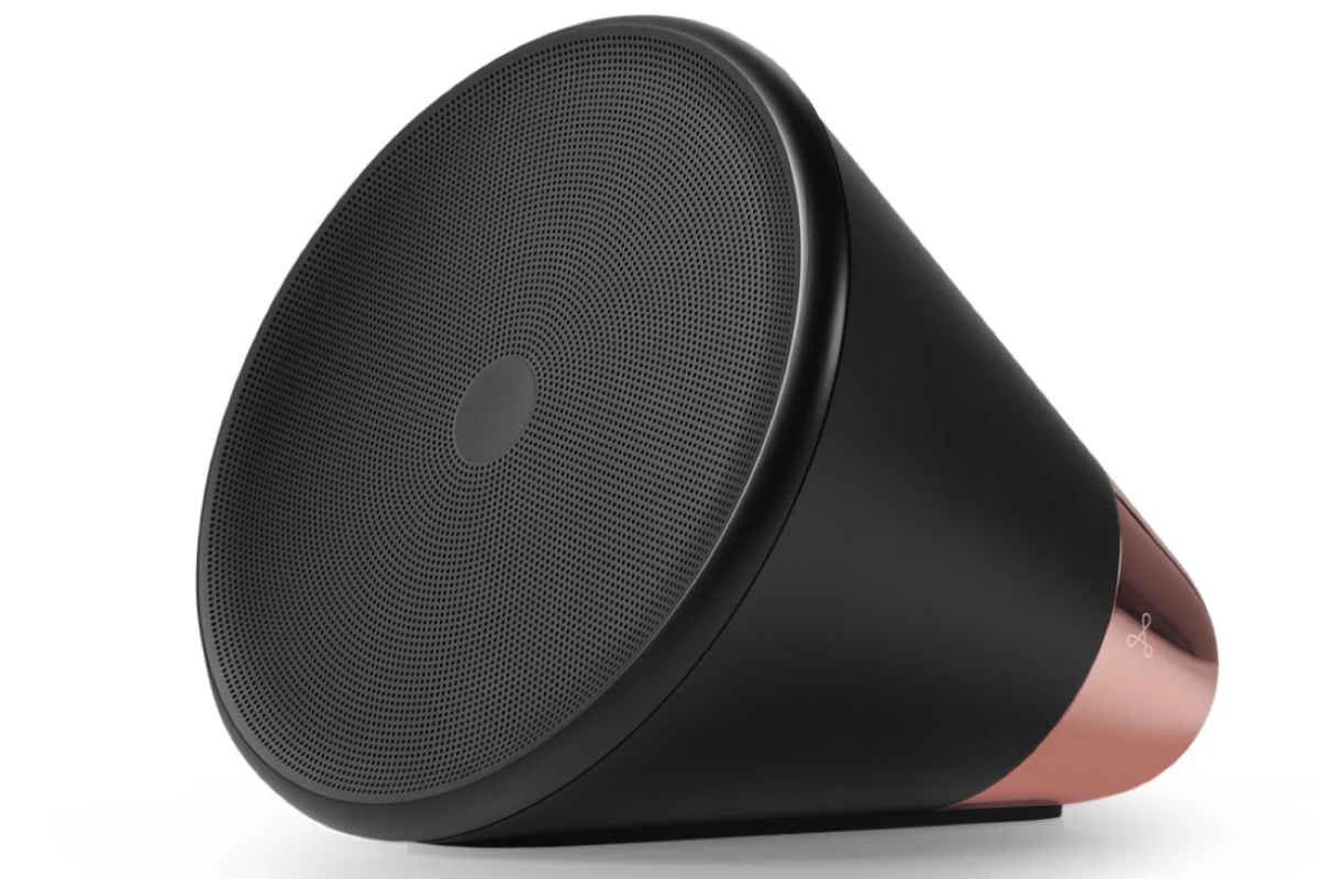 The Aether Cone is a new wireless device that learns what music the user enjoys and plays it automatically