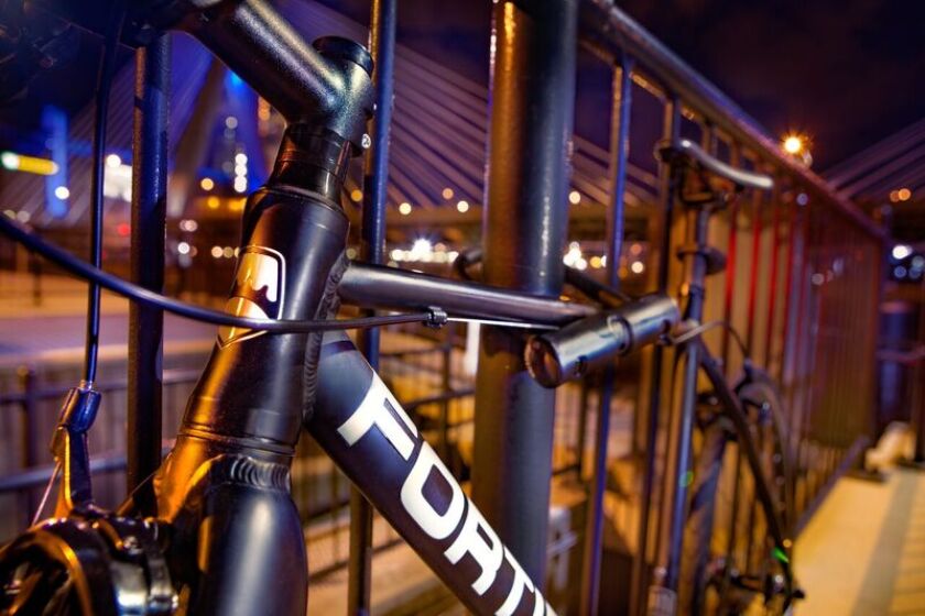 The Invincible bike comes with a house-brand U-lock