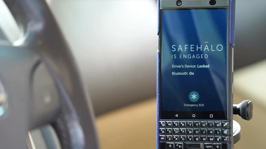 Phones disabled by the SafeHalo app can still perform functions such as music playback and navigation