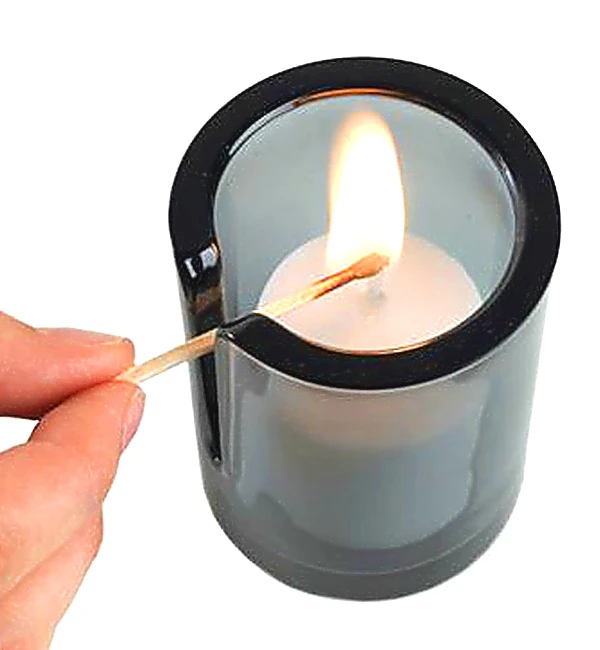 Match vented candle-holders
