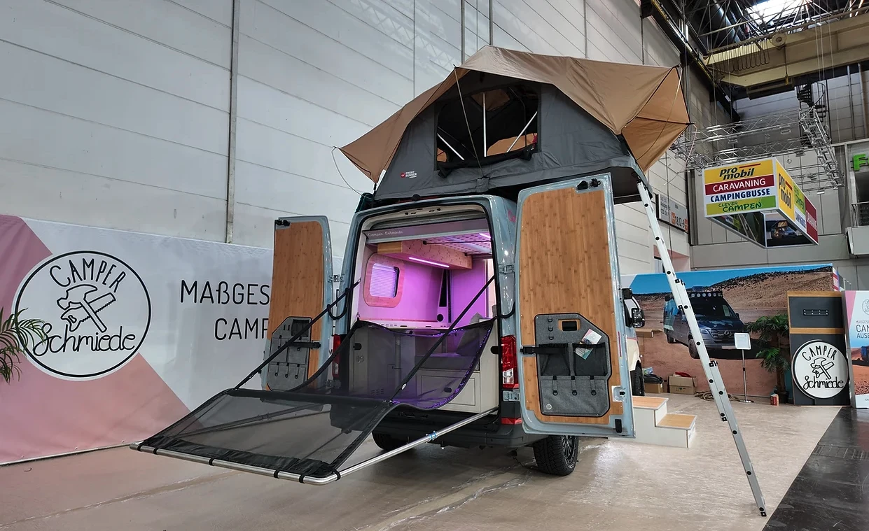 Camper Schmiede developed the one-of-a-kind Marilyn Onroad exhibition camper for the 2024 Caravan Salon and is now selling it