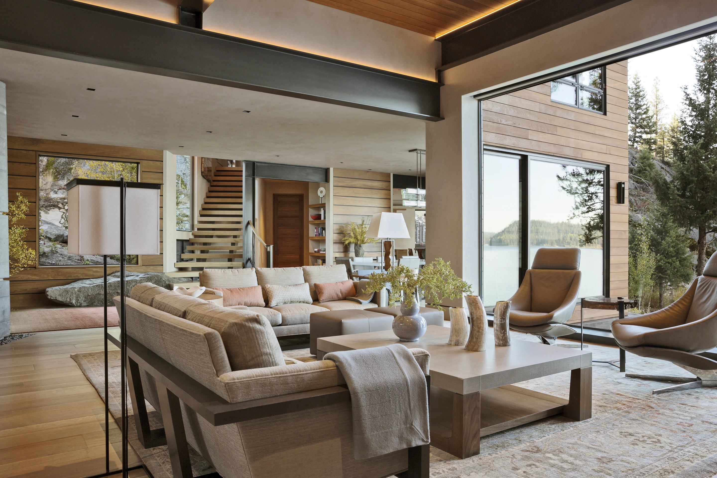 The Cliff House is perched on a cliff overlooking Payette Lake in Idaho’s southwest
