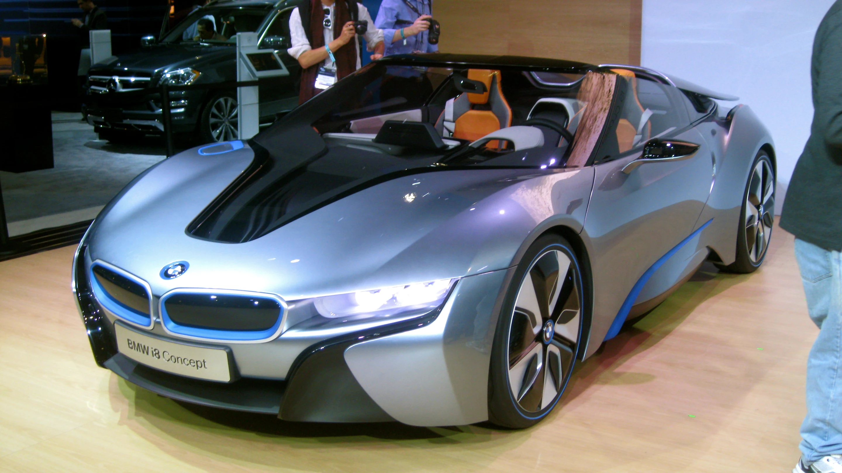The BMW i8 Concept Spyder at the 2012 LA Auto Show