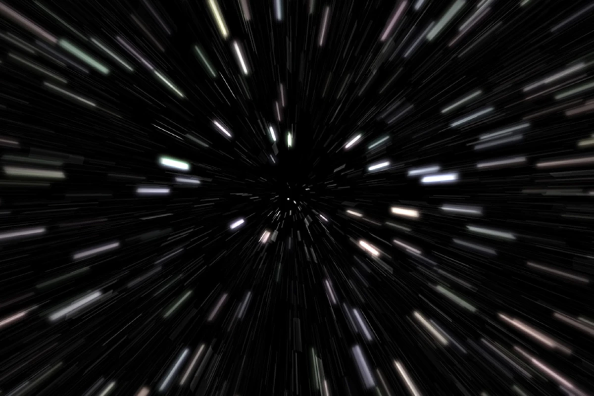 Hyperspace as depicted by popular movies and TV shows (Image: Shutterstock)