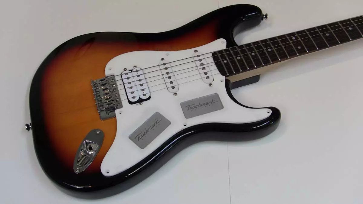 No more knobs and switches, as touchmark Guitars use resistive touch panels instead