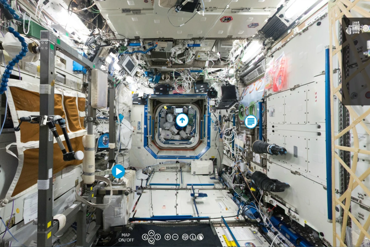 ESA's virtual tour of the ISS allows viewers to explore Earth's most isolated outpost