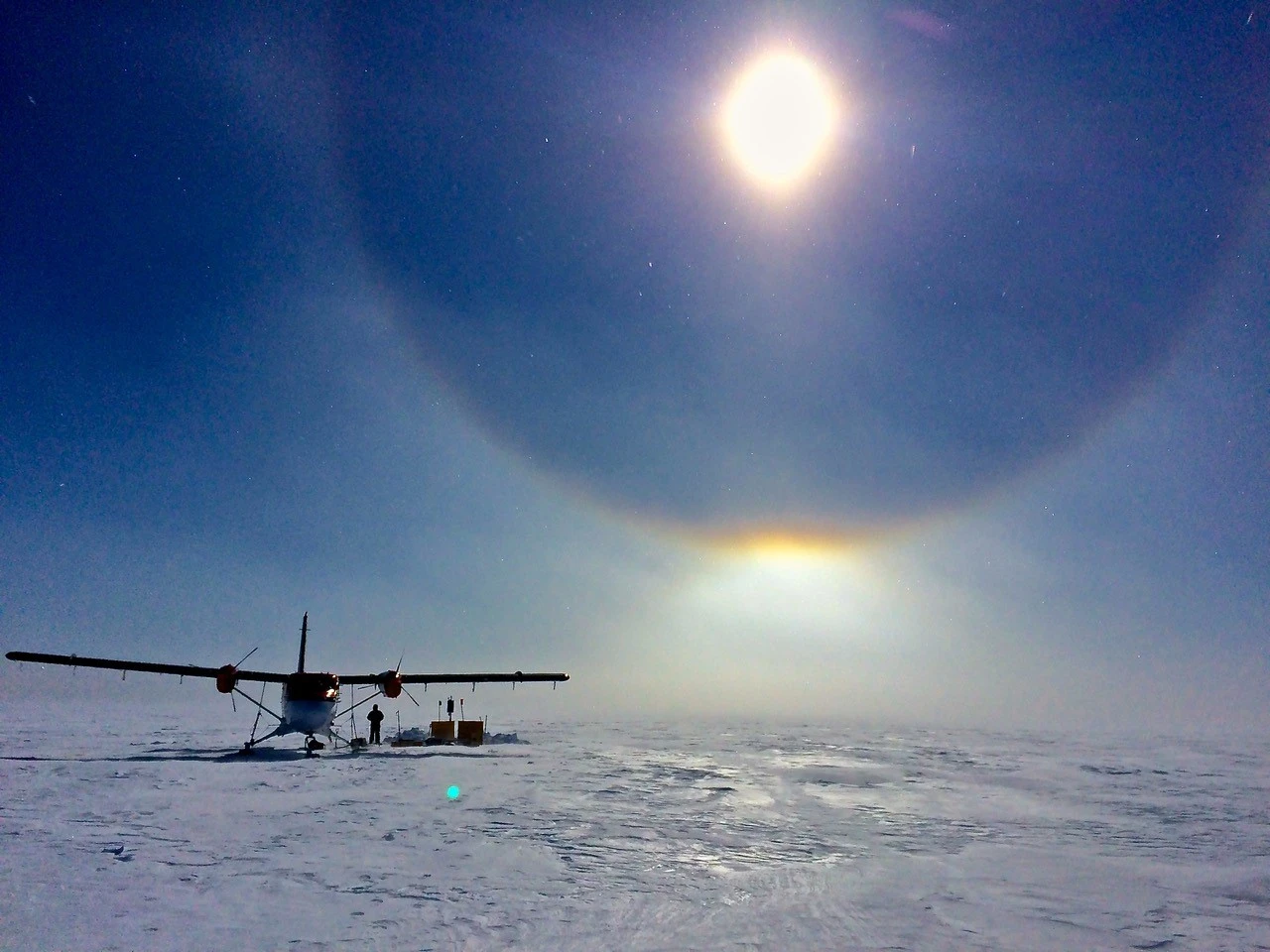 Ice shelves perform a vital function in slowing the rate of ice flow into the sea