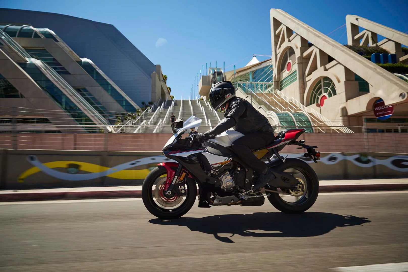 The Yamaha YZF-R1S in action