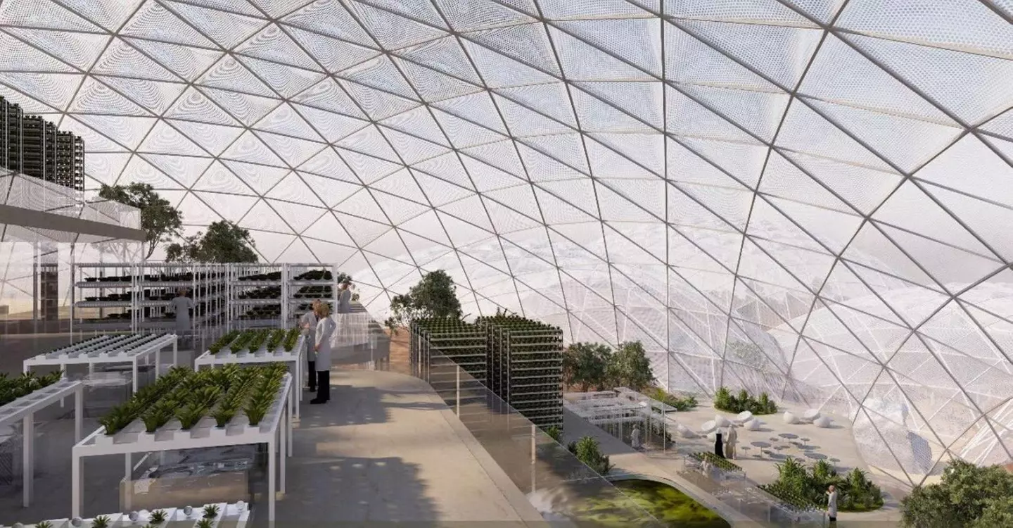 The city will host simulations testing long term living on the Red Planet