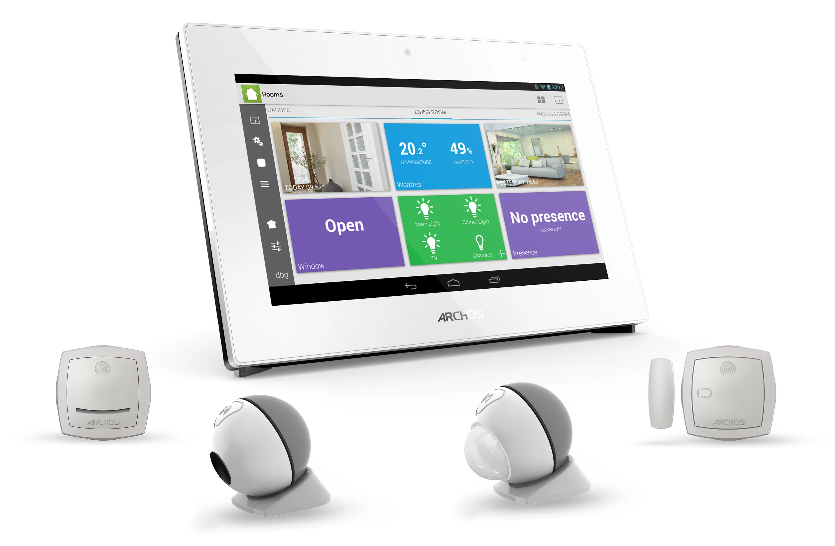 The Smart Home tablet and connected objects