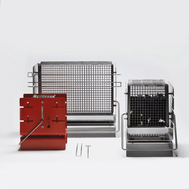 Three sizes of Silo Grill
