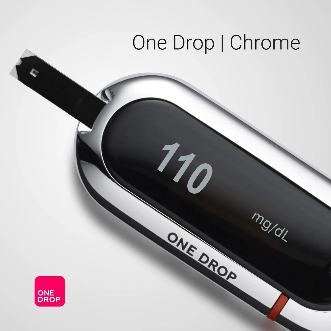 With its ease of use and inexpensive test strips, the One Drop system was designed to get people testing their blood glucose levels more regularly
