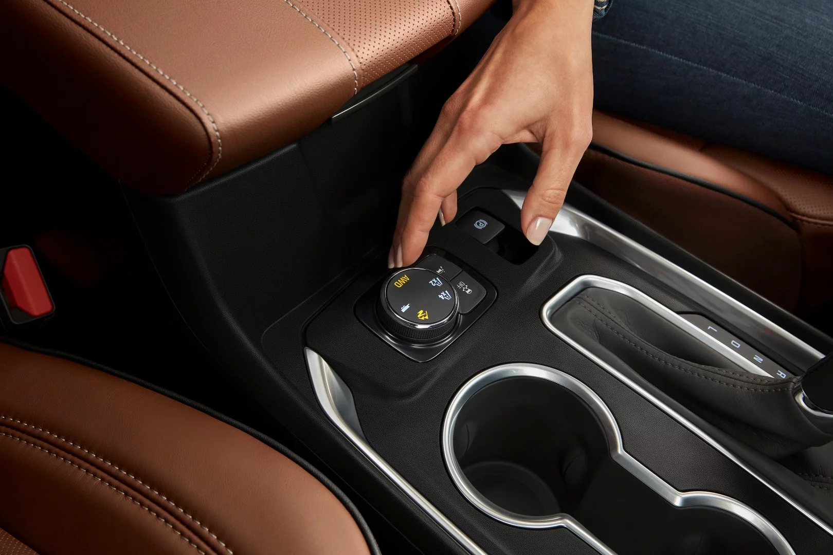 The Traverse includes a new traction mode selector