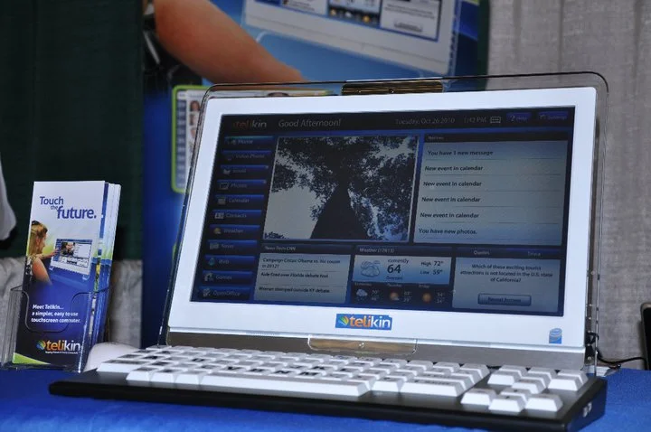 The Telikin is a new touchscreen family computer aimed at older users, designed to make every-day tasks such as photo-sharing and email as easy as possible