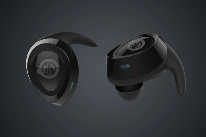 Two views of the Sleepbud earbud
