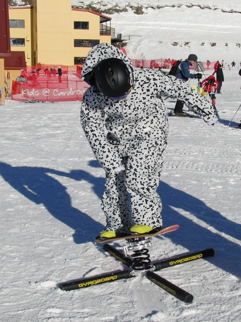 Gyroboard is a good off-season training tool for snowboarders