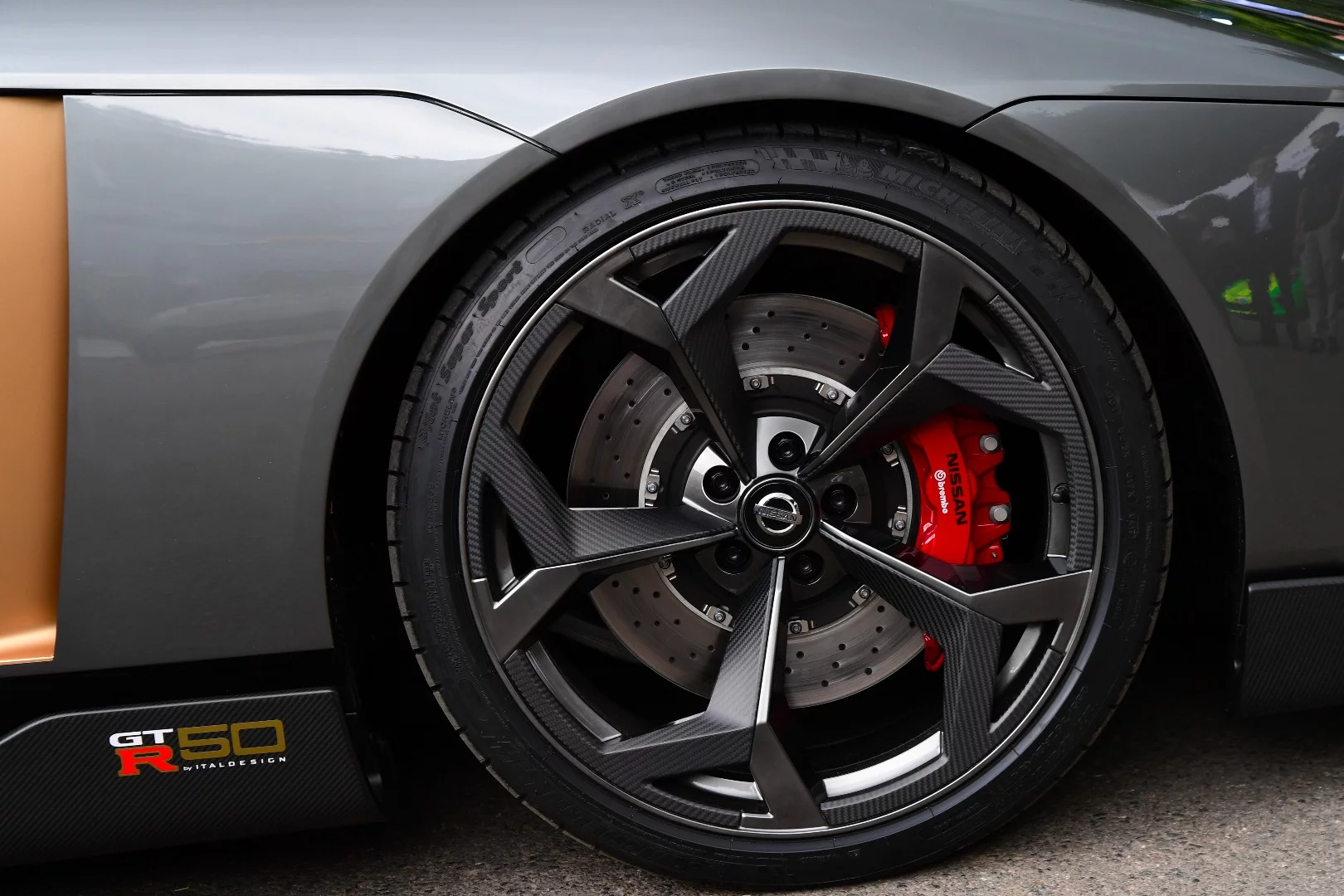 The GT-R50 rides on 21-in wheels