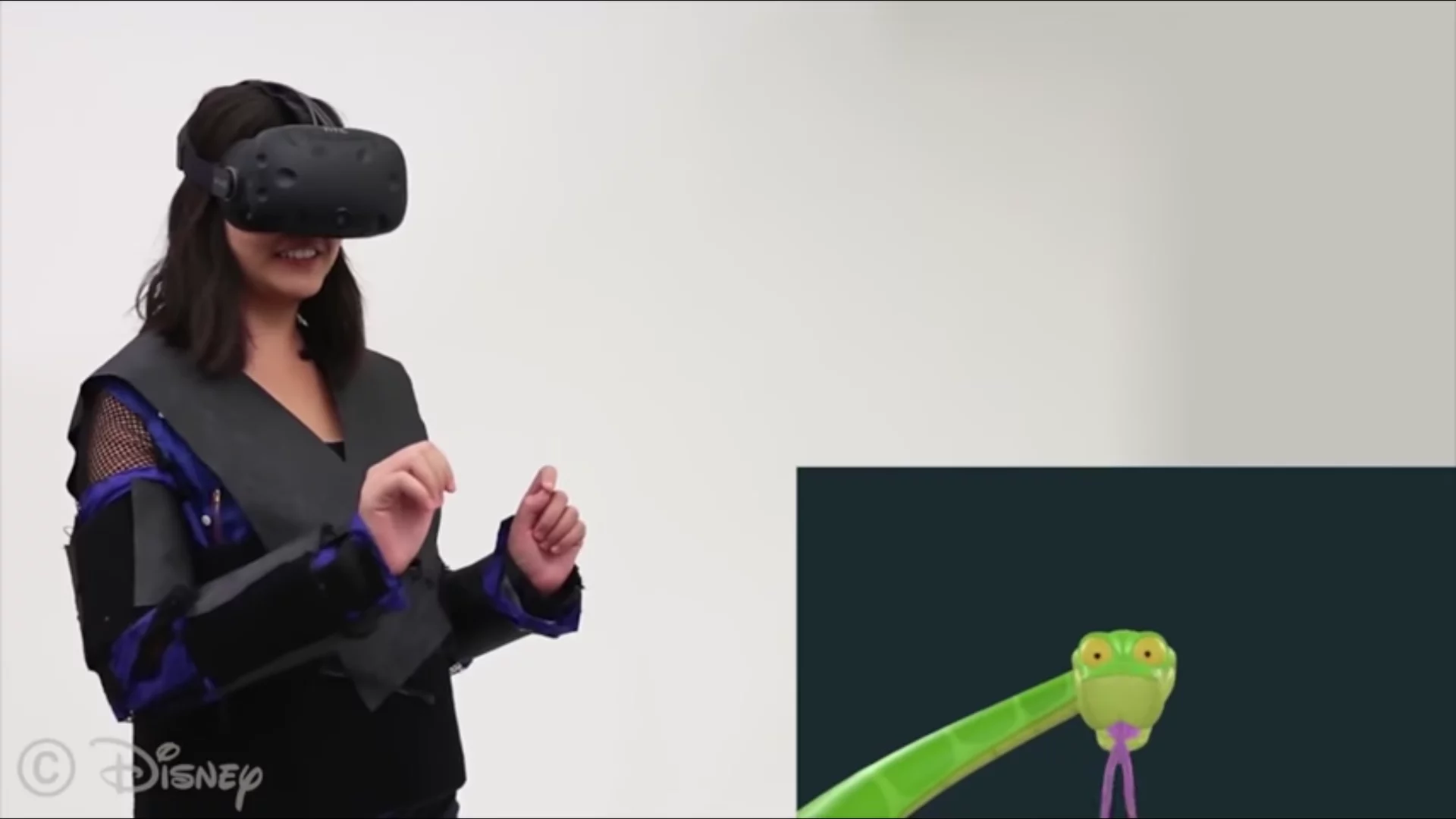 Disney Research's Force Jacket is a wearable device that can give detailed haptic feedback to VR games, including the feeling of a snake coiling itself around you