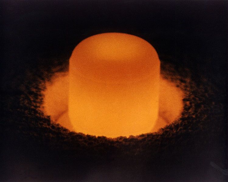 A pellet of PU-238