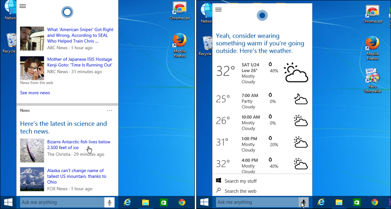 Microsoft is bringing its mobile digital assistant to the desktop