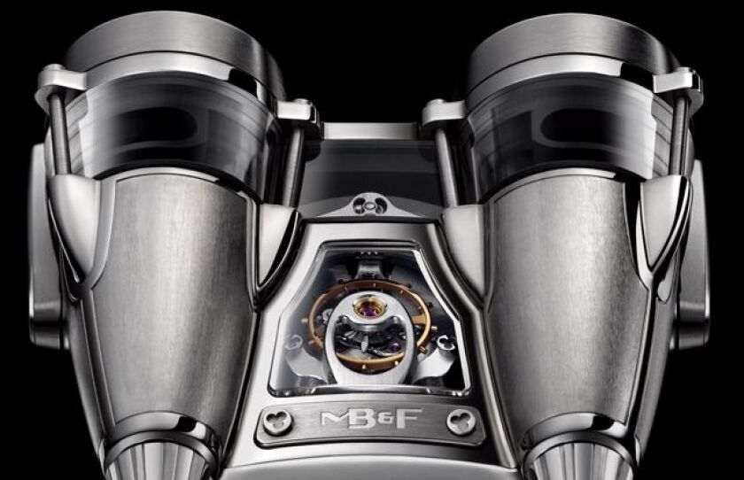 The Horological Machine No. 4 Thunderbolt is a titanium and sapphire watch inspired by aircraft, that costs almost US$200,000
