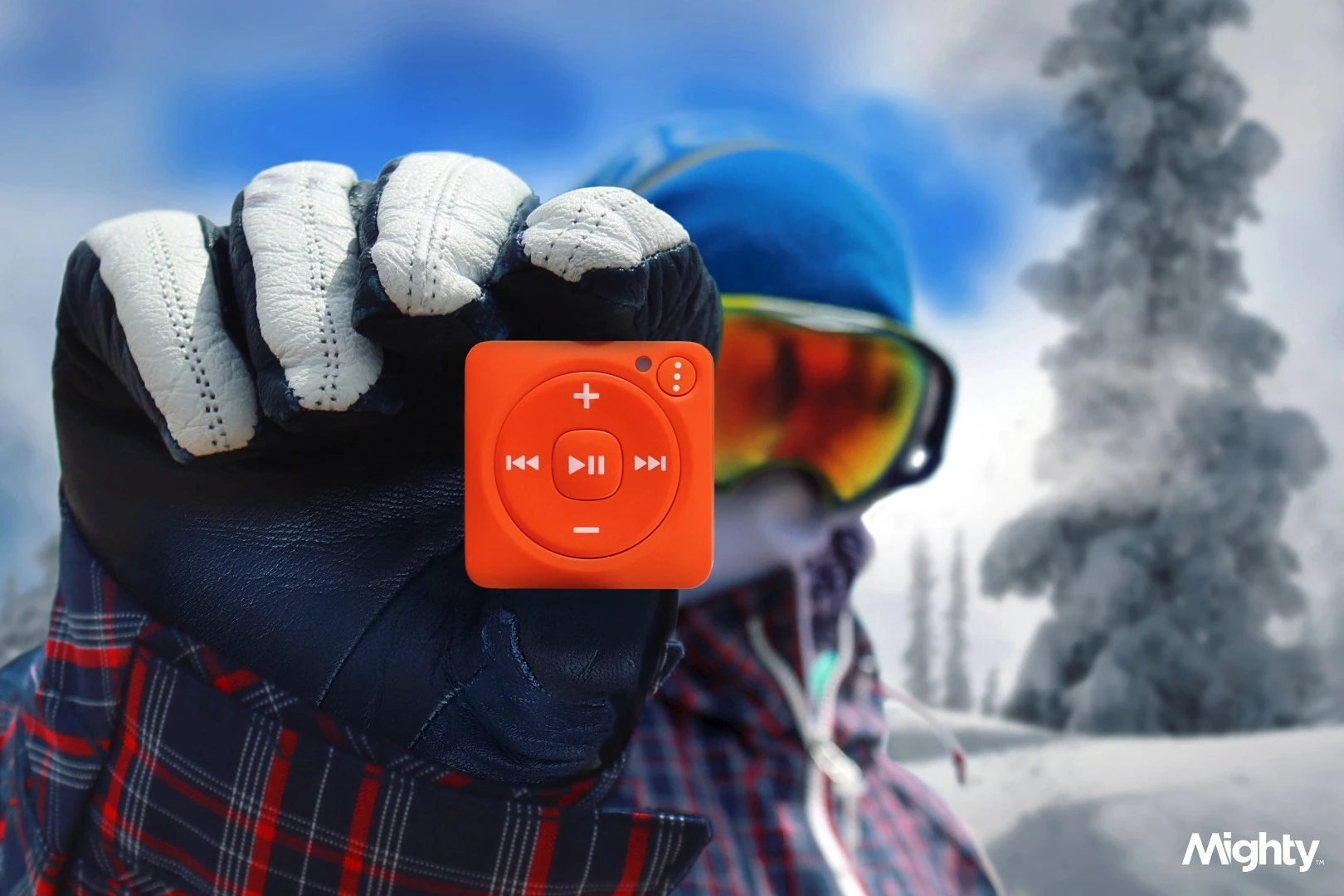 The Mighty music player can connect to both wired and wireless speakers and headphones