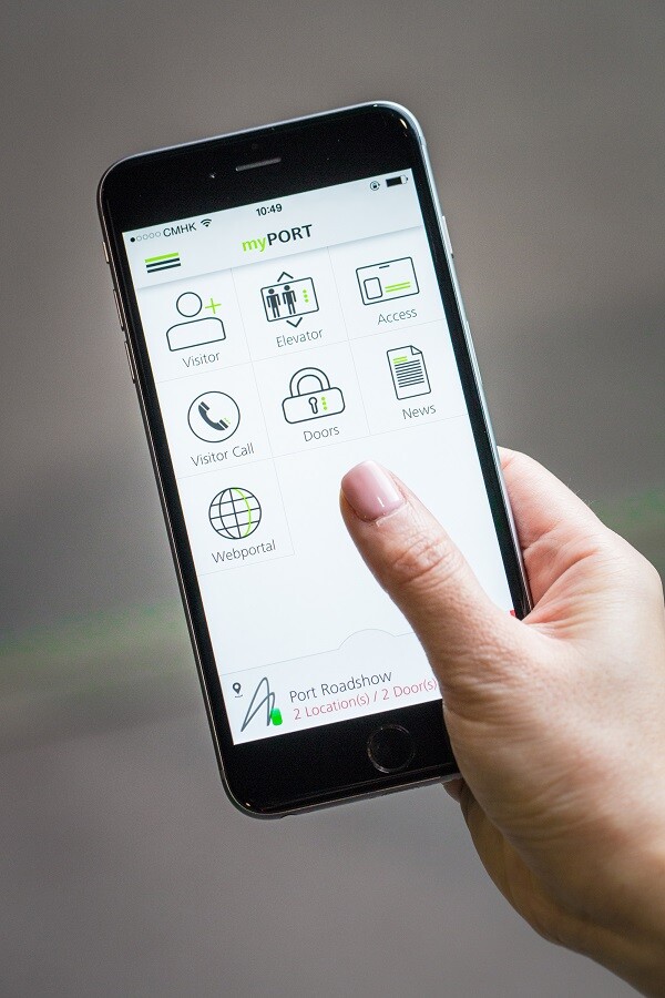 The myPORT smartphone app