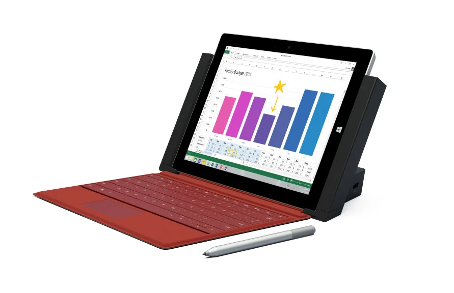 Surface 3 with (optional) Docking Station