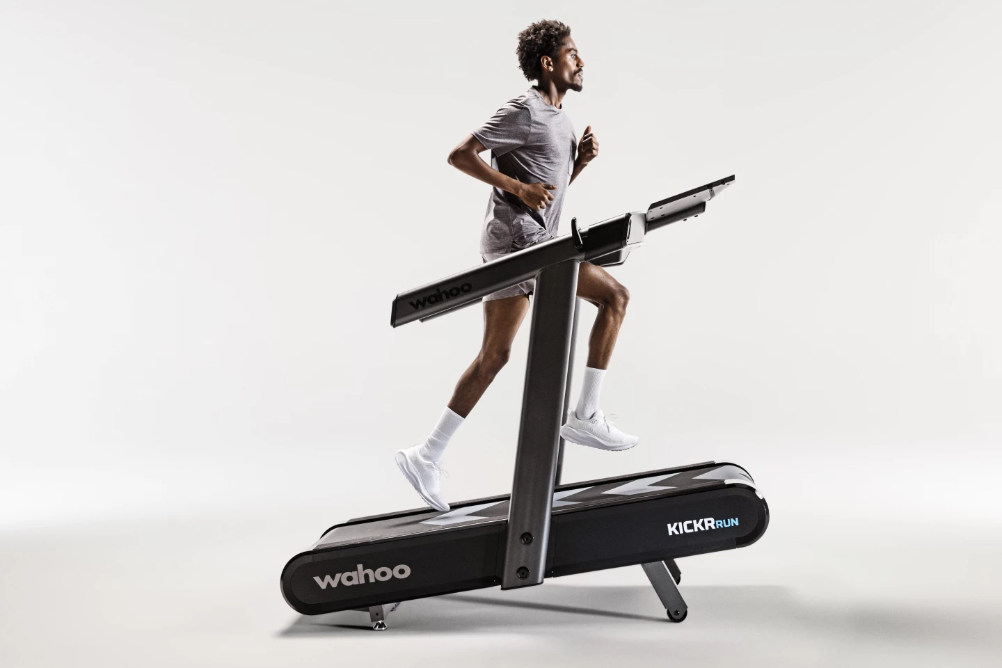 The Kickr Run's incline can increase up to a 15% grade