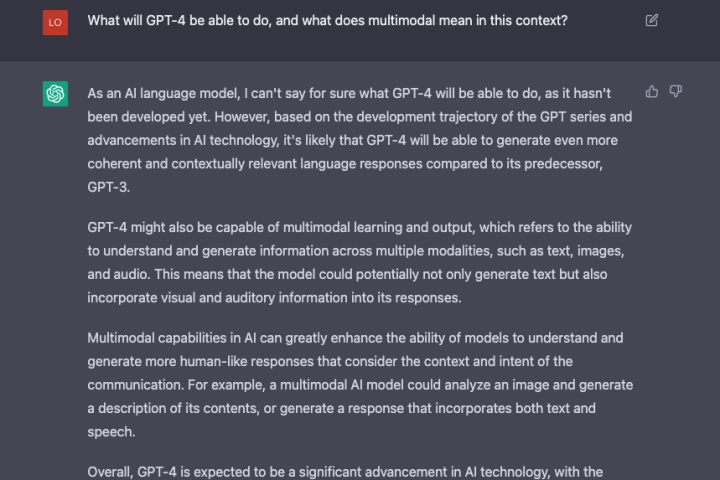 We asked ChatGPT to speculate on the capabilities of the new version dropping this week