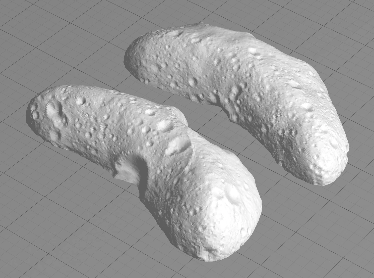 This model of the asteroid Eros is one of those available from NASA for 3D printing (Image: NASA)