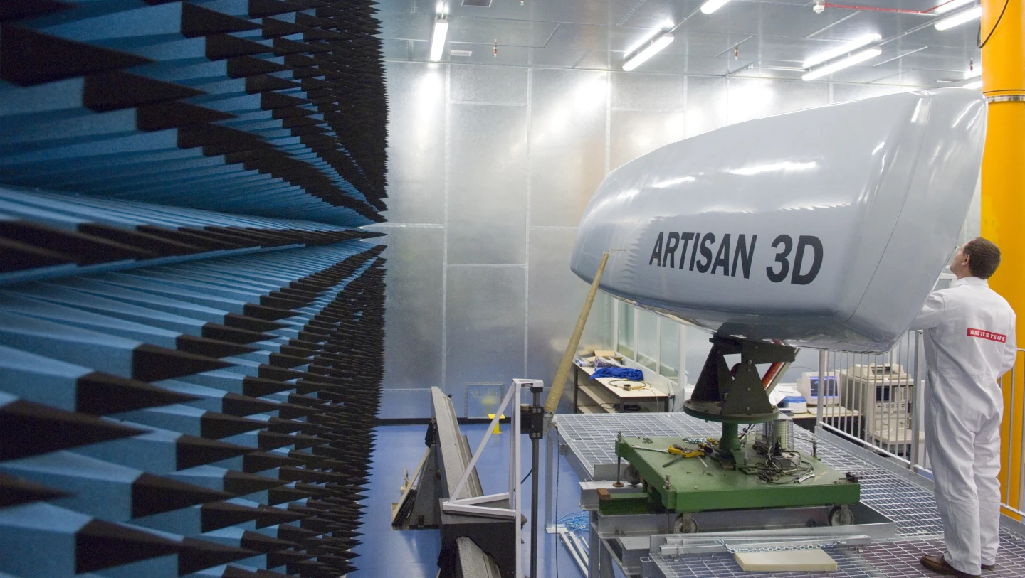 Artisan 3D Medium Range Radar Type 997 testing