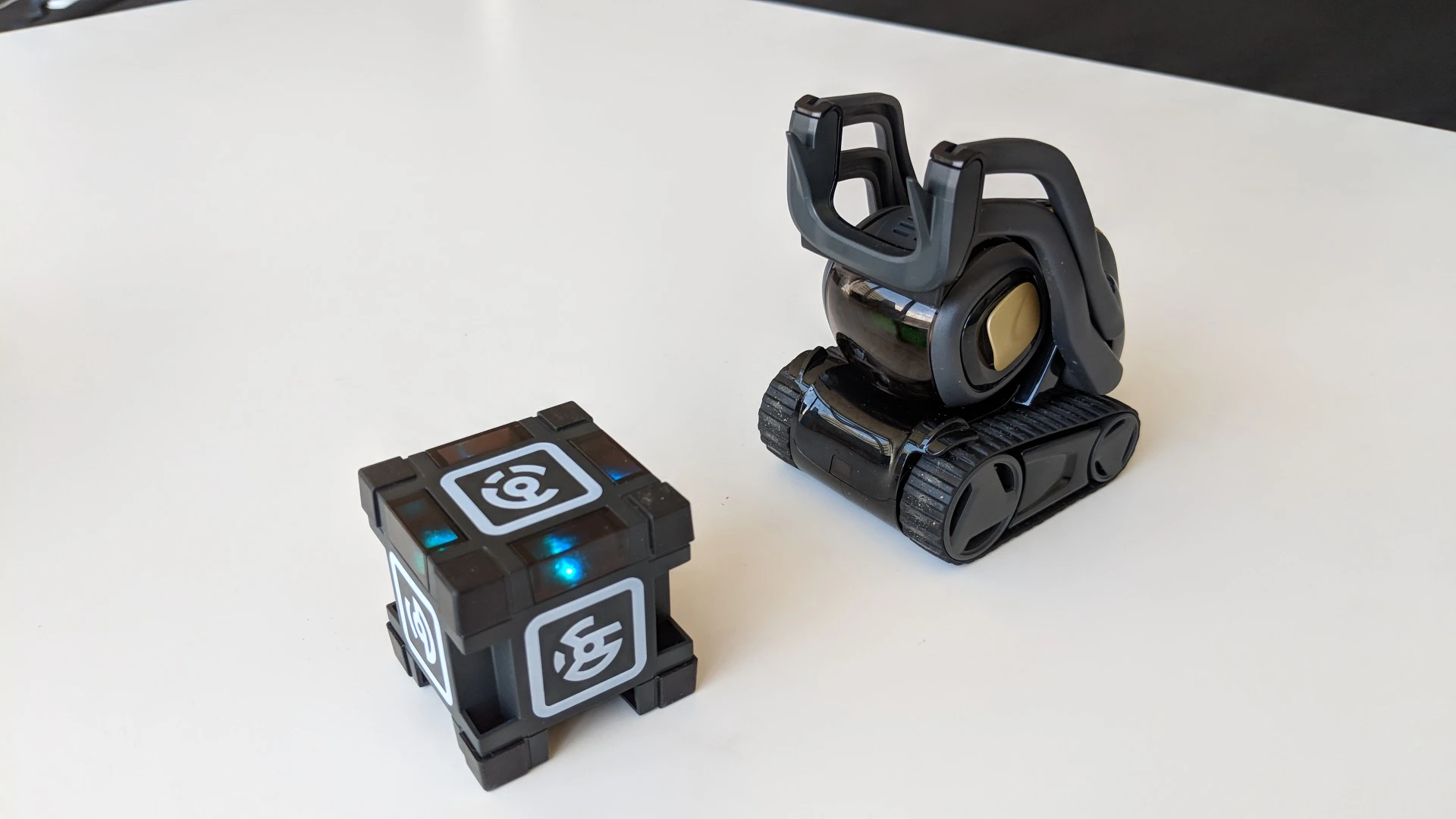 Vector stalks his cube