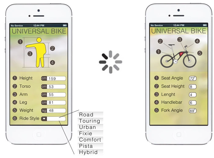 The Universal Bike app