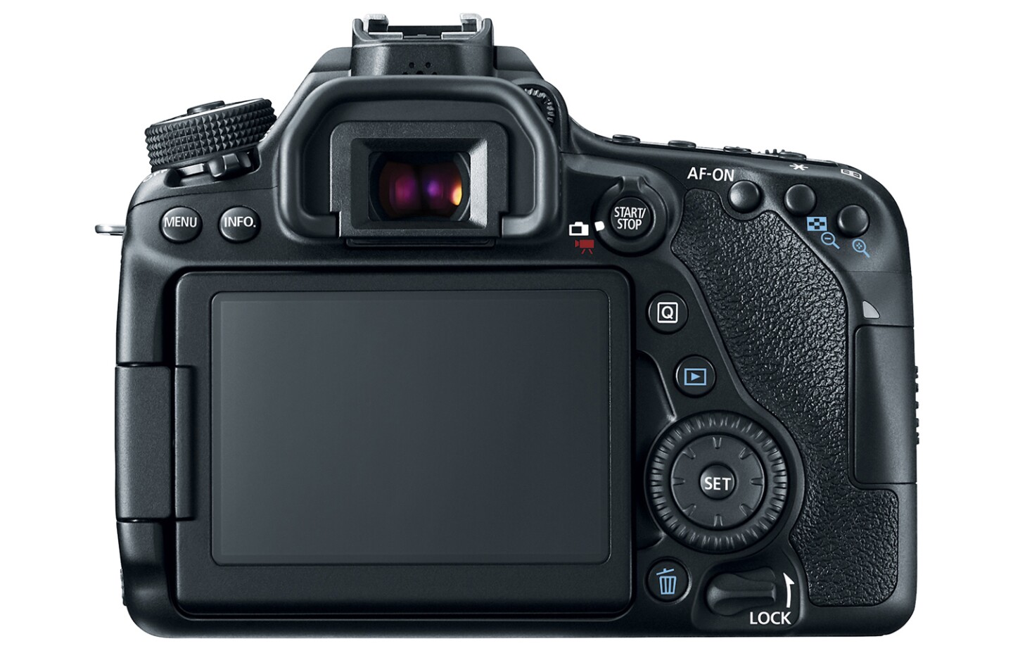 The rear 3-inch touchscreen on the Canon EOS 80D is handy when shooting video