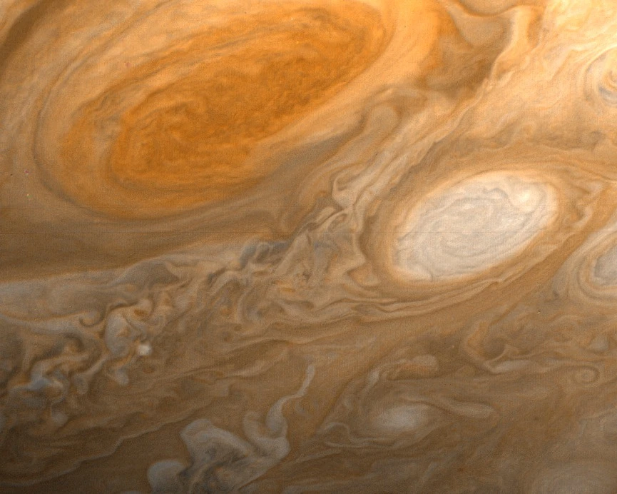 NASA's Goddard Space Flight Center Voyager 1’s shots of Jupiter taken in early 1979