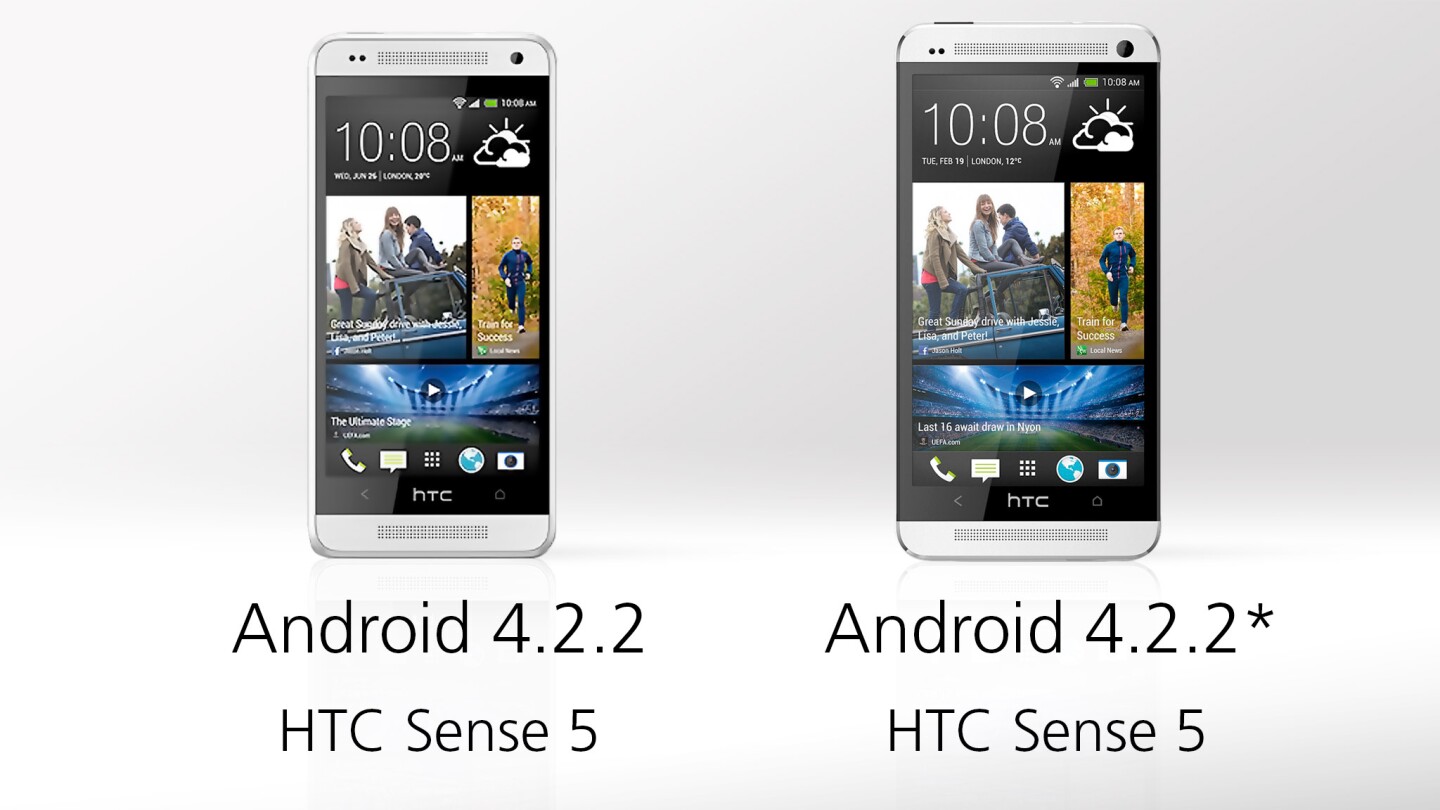 Many carriers still haven't updated the full-sized One to Android 4.2