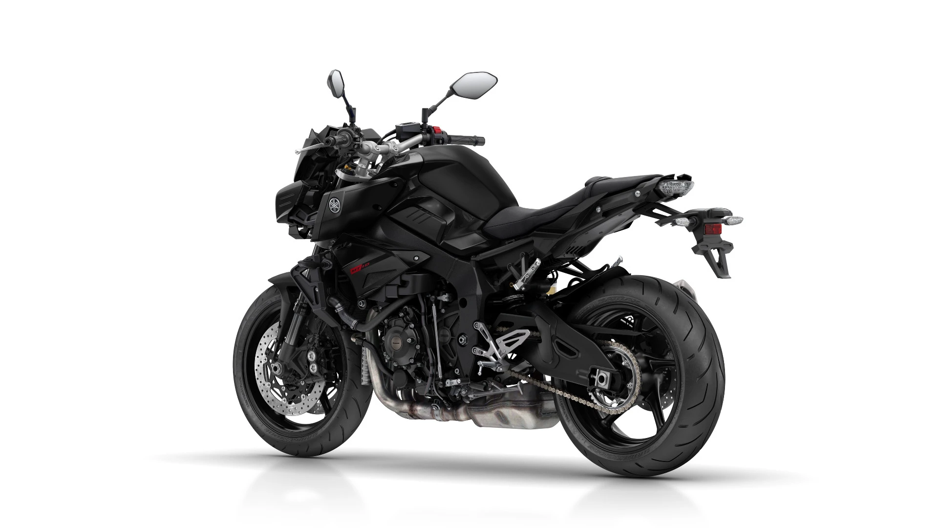 The Yamaha MT-10 in Tech Black color