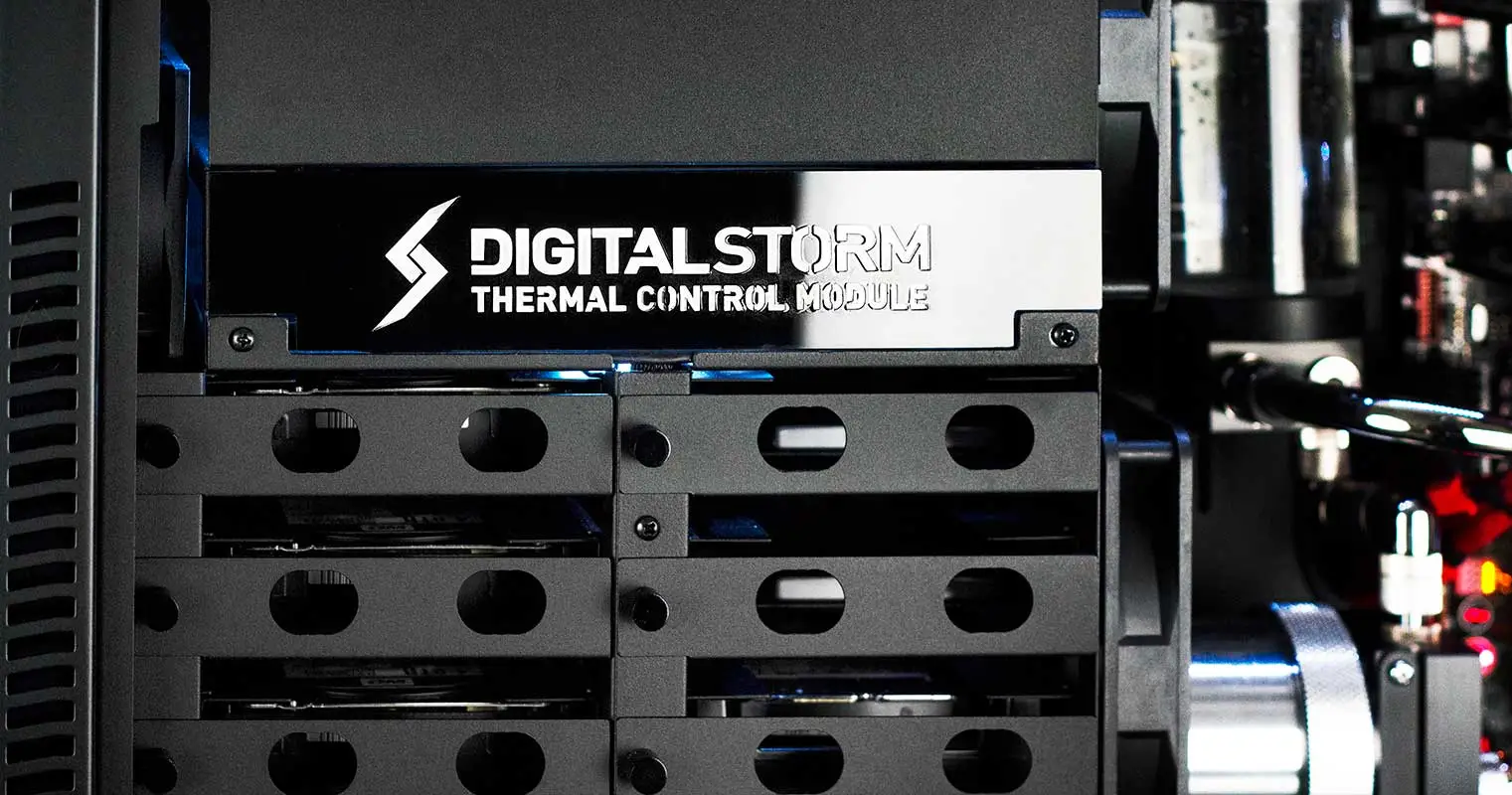 The in-house steel chassis includes temperature probes for monitoring five key thermal zones