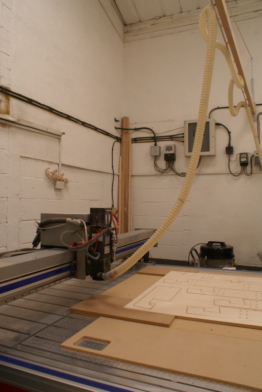 WikiHouse users can simply design a structure and download the template that can then be printed using a CNC milling machine or a 3D printer