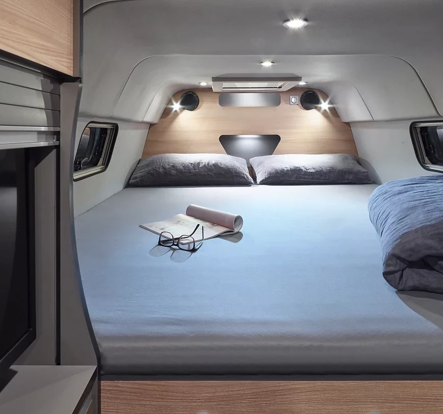 Alphavan "Relax Zone" upper bedroom area