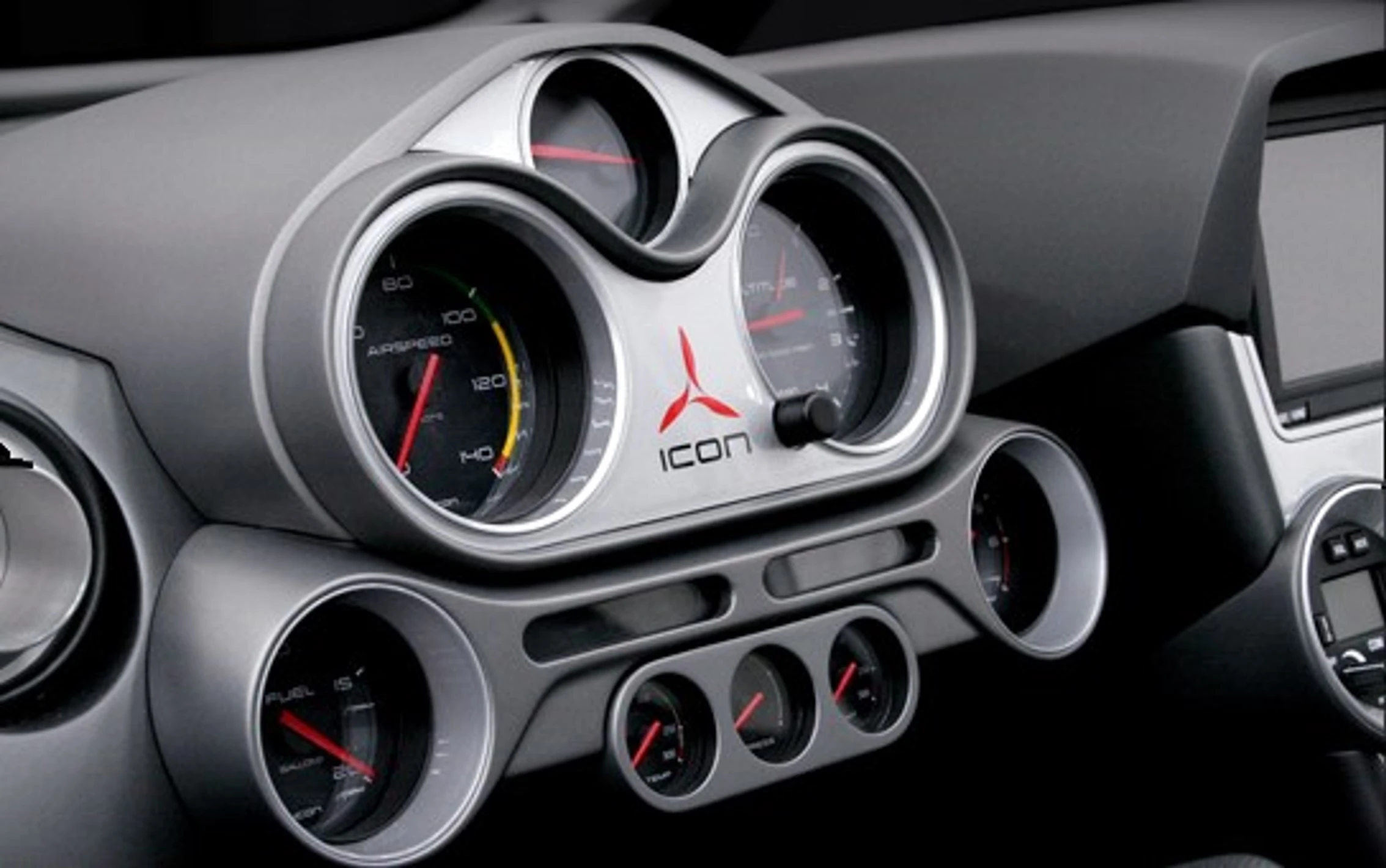 The ICON A5 instrument panel