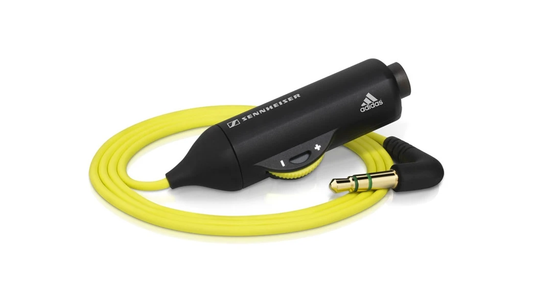 Each model in the Sennheiser/Adidas Sports range includes an extension cable with volume control