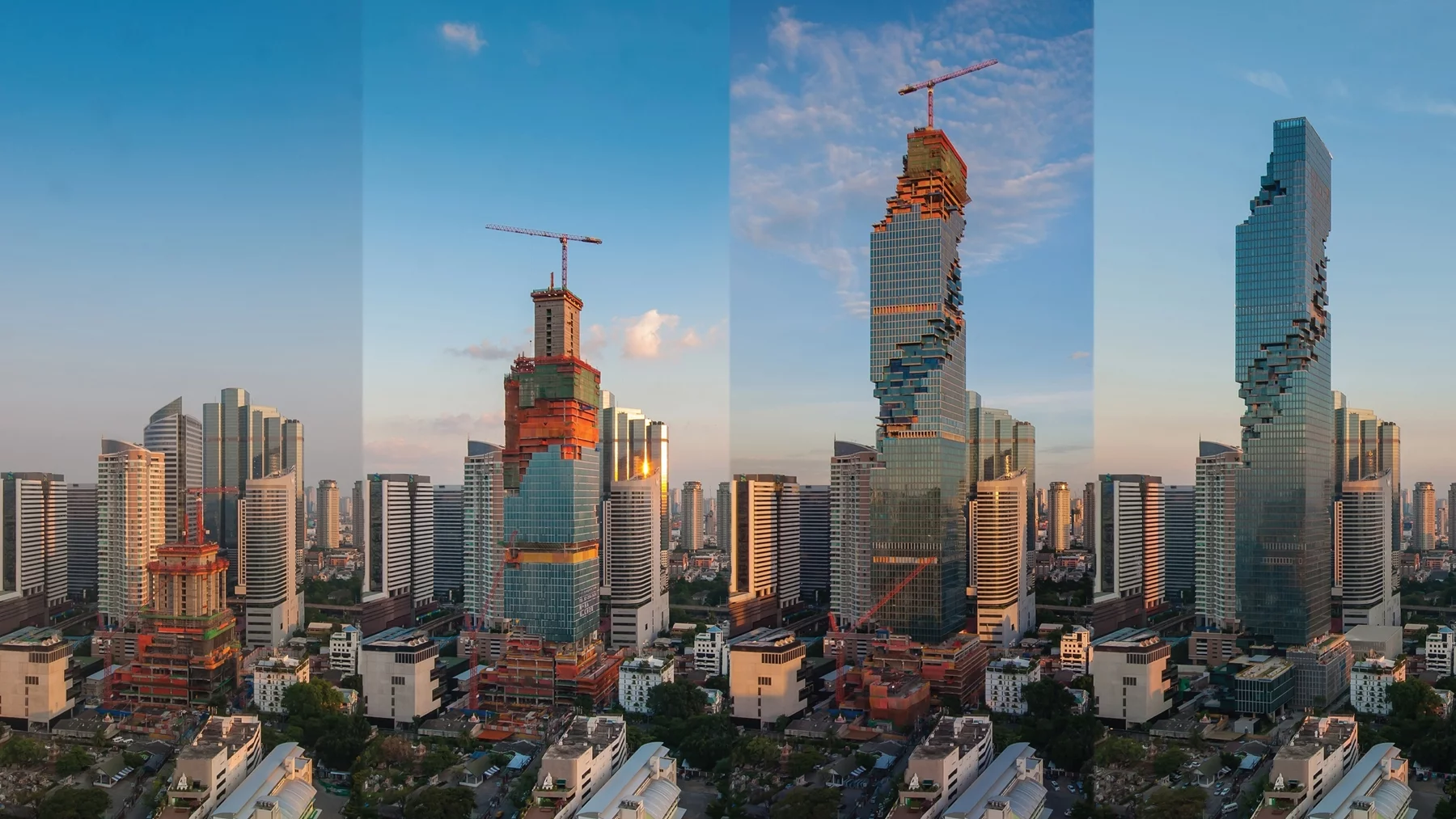 Construction of the tower began in 2011