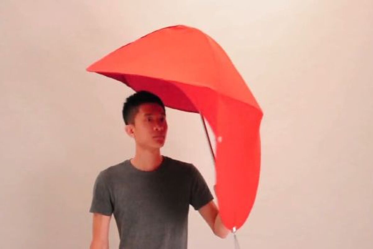 Rain Shield a new take on the humble umbrella
